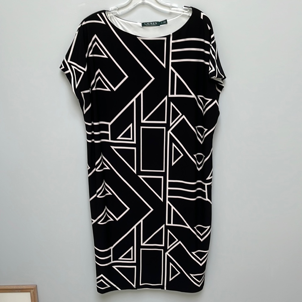 Lauren by Ralph Lauren black jersey dress in great condition!  Size 1X.